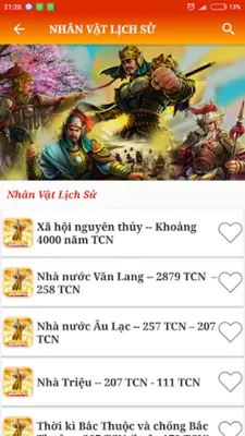 Hùng Ca Sử Việt - Kiêu Hùng android App screenshot 4