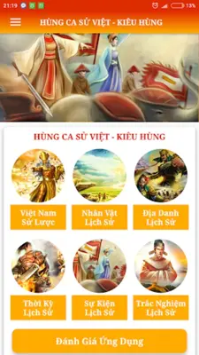 Hùng Ca Sử Việt - Kiêu Hùng android App screenshot 8